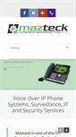 Mobile Screenshot of mazteck.com