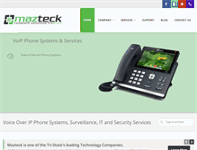 Tablet Screenshot of mazteck.com